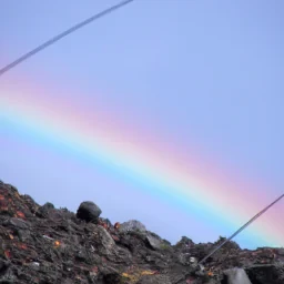 Un caca arc en ciel