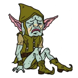 Crying goblin