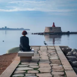 Est-ce que tu peux faire un poème en français qui a comme titre la ballade des gens, heureux à Sarti