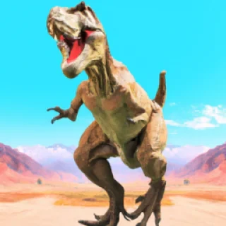 Génère une image de t rex