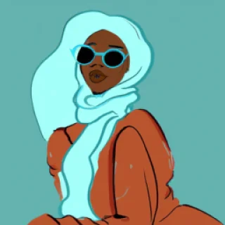 Une femme couleur et très motivée