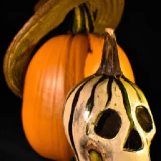 Spooky and pumpki