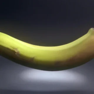 Une banane qui cour