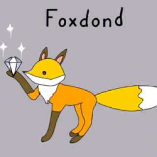 A fox who gets diamonds and it become di