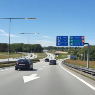 Je suis en route je vais à carrefour