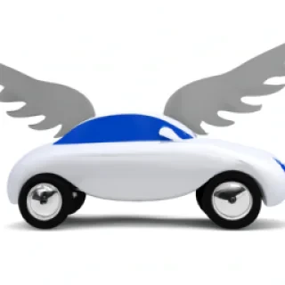 Car with wings