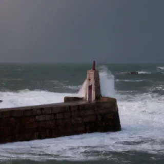 La mer déchaînée